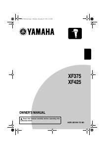 Handleiding Yamaha XF425 (2019) Buitenboordmotor