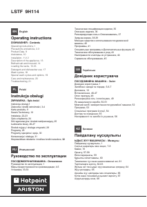 Manual Hotpoint-Ariston LSTF 9H114 CL EU Dishwasher