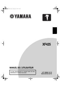 Mode d’emploi Yamaha XF425 (2020) Moteur hors-bord