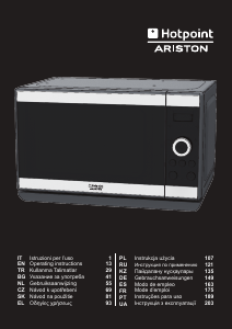 Manual Hotpoint-Ariston MWHA 2022 B Microwave