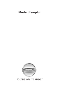 Mode d’emploi KitchenAid KRSC9065 Réfrigérateur combiné
