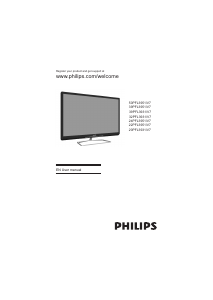 Manual Philips 50PFL3951 LED Television