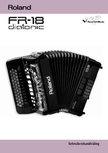 Handleiding Roland FR-18 Accordeon