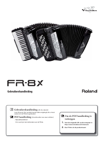Handleiding Roland FR-8x Accordeon