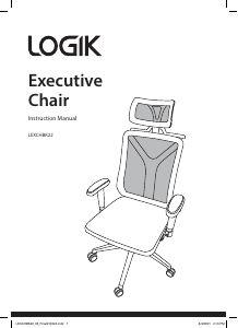 사용 설명서 Logik LEXCHBK22 사무용 의자