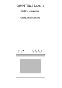 Bedienungsanleitung AEG E3000-3-M Herd