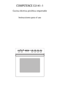 Manual de uso AEG E3141-1-M Cocina