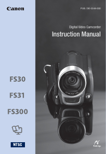Manual Canon FS300 Camcorder
