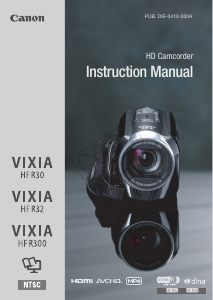 Manual Canon VIXIA HF R300 Camcorder