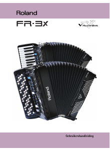Handleiding Roland FR-3x Accordeon