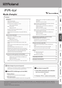 Mode d’emploi Roland FR-4x Accordéon