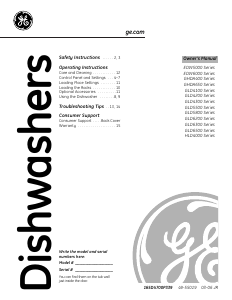Manual GE GLD5500L00WW Dishwasher