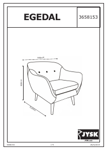 Instrukcja JYSK Egedal Fotel