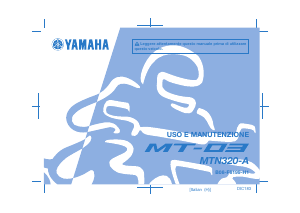 Manuale Yamaha MT-03 (2016) Motocicletta