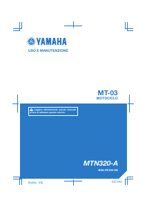 Manuale Yamaha MT-03 (2018) Motocicletta