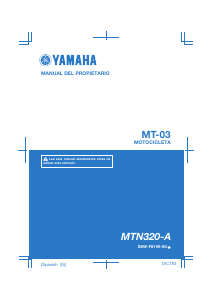 Manual de uso Yamaha MT-03 (2020) Motocicleta