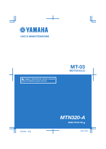 Manuale Yamaha MT-03 (2020) Motocicletta