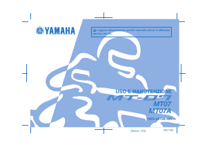 Manuale Yamaha MT07 (2014) Motocicletta
