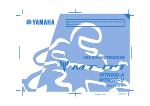 Manuale Yamaha MT07 (2019) Motocicletta