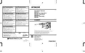 Manual de uso Hitachi H 45MRY Martillo de demolición