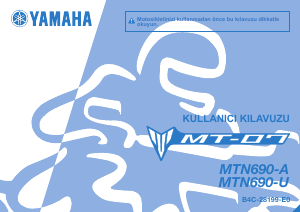 Kullanım kılavuzu Yamaha MT07 (2020) Motosiklet