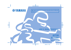 Manuale Yamaha MT09 (2014) Motocicletta