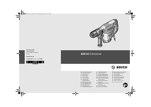 Priročnik Bosch GSH 3 E Professional Kladivo za rušenje