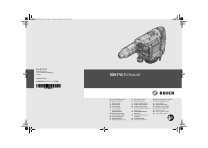 Bruksanvisning Bosch GSH 7 VC Professional Rivningshammer