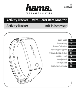 Manuál Hama 1T014160 Tracker aktivitu