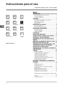 Manual de uso Hotpoint-Ariston MCK 103 X/HA S Máquina de café