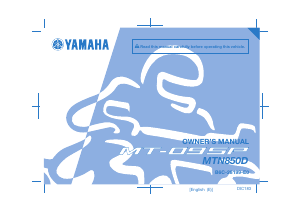 Handleiding Yamaha MT09 SP (2018) Motor