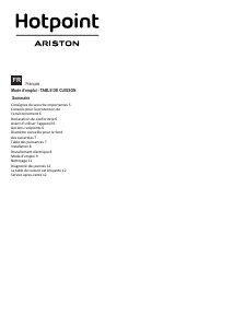 Mode d’emploi Hotpoint-Ariston IKID 631 BLT F Table de cuisson