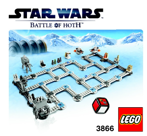 Handleiding Lego set 3866 Star Wars The battle of hoth