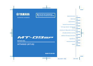 Bruksanvisning Yamaha MT09 SP (2021) Motorcykel