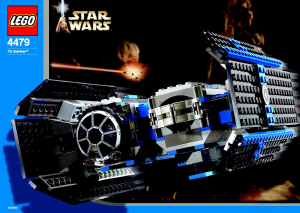 Manual Lego set 4479 Star Wars TIE bomber