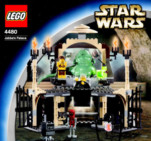 Manual Lego set 4480 Star Wars Jabbas palace