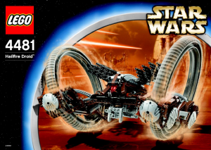 Manual Lego set 4481 Star Wars Hailfire droid