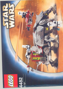 Manual Lego set 4482 Star Wars AT-TE