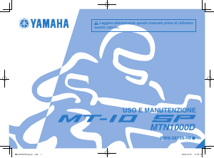 Manuale Yamaha MT10 SP (2017) Motocicletta