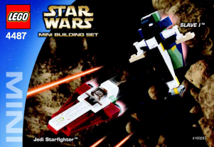 Manual de uso Lego set 4487 Star Wars MINI Jedi starfighter y Slave I