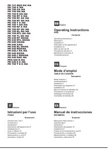 Manual de uso Hotpoint-Ariston PK 750 RTL GH /HA Placa