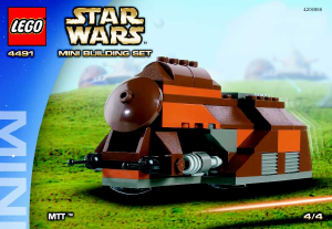 Bruksanvisning Lego set 4491 Star Wars MINI MTT