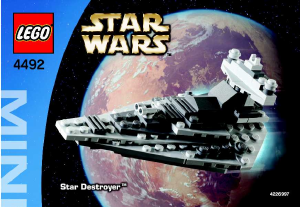 Manual Lego set 4492 Star Wars MINI Star destroyer