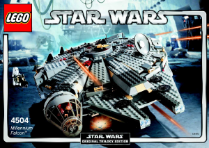 Manual de uso Lego set 4504 Star Wars Millennium Falcon