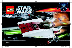 Manual Lego set 6207 Star Wars A-Wing fighter