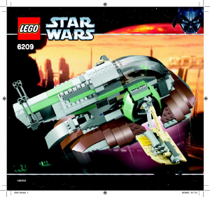 Manual Lego set 6209 Star Wars Slave I