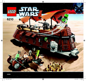 Manual Lego set 6210 Star Wars Jabbas sail barge