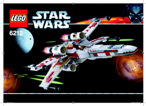 Manuale Lego set 6212 Star Wars X-Wing starfighter