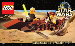Manual Lego set 7104 Star Wars Desert skiff