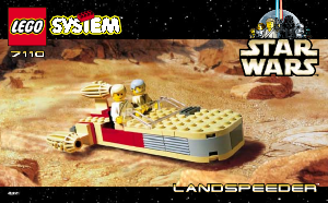Bruksanvisning Lego set 7110 Star Wars Landspeeder
